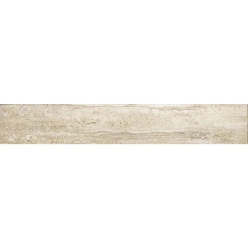 Ступень из керамогранита Ape Ceramica Wabi Sabi Tabica Travertino Brescia матовая бежевая A035373 120х15 см