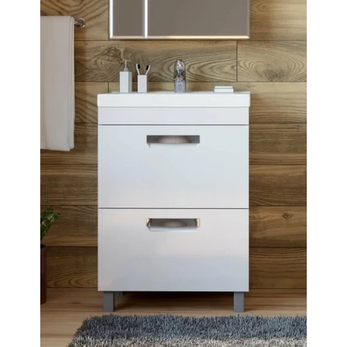 Тумба под раковину Vigo Plaza 600-0-2 белый tn.PLA.FOS.60.2Y