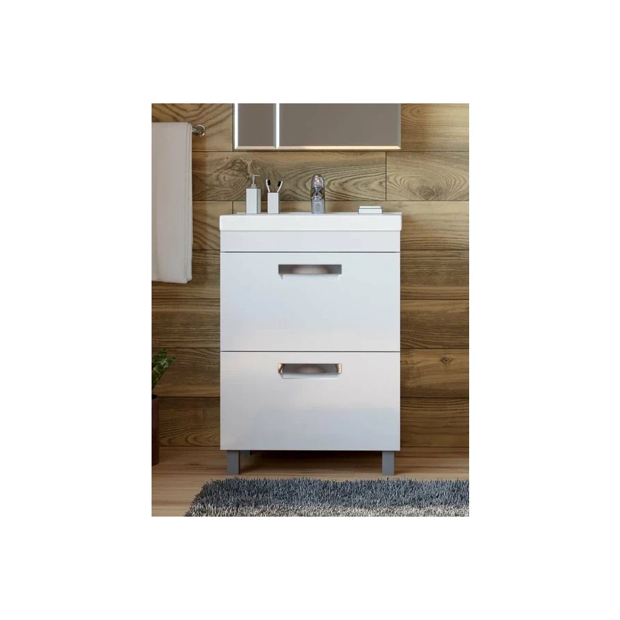 Тумба под раковину Vigo Plaza 600-0-2 белый tn.PLA.FOS.60.2Y