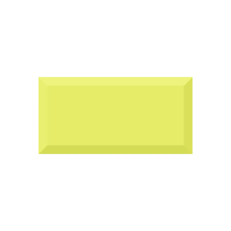 Плитка настенная Absolut Keramika Monocolor Biselado Pistacho Brillo ABC0000061 20х10 см