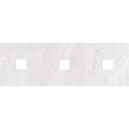 Декор Laparet Мармара (с 3-мя вырезами 5,6х5,6) серый 20х60