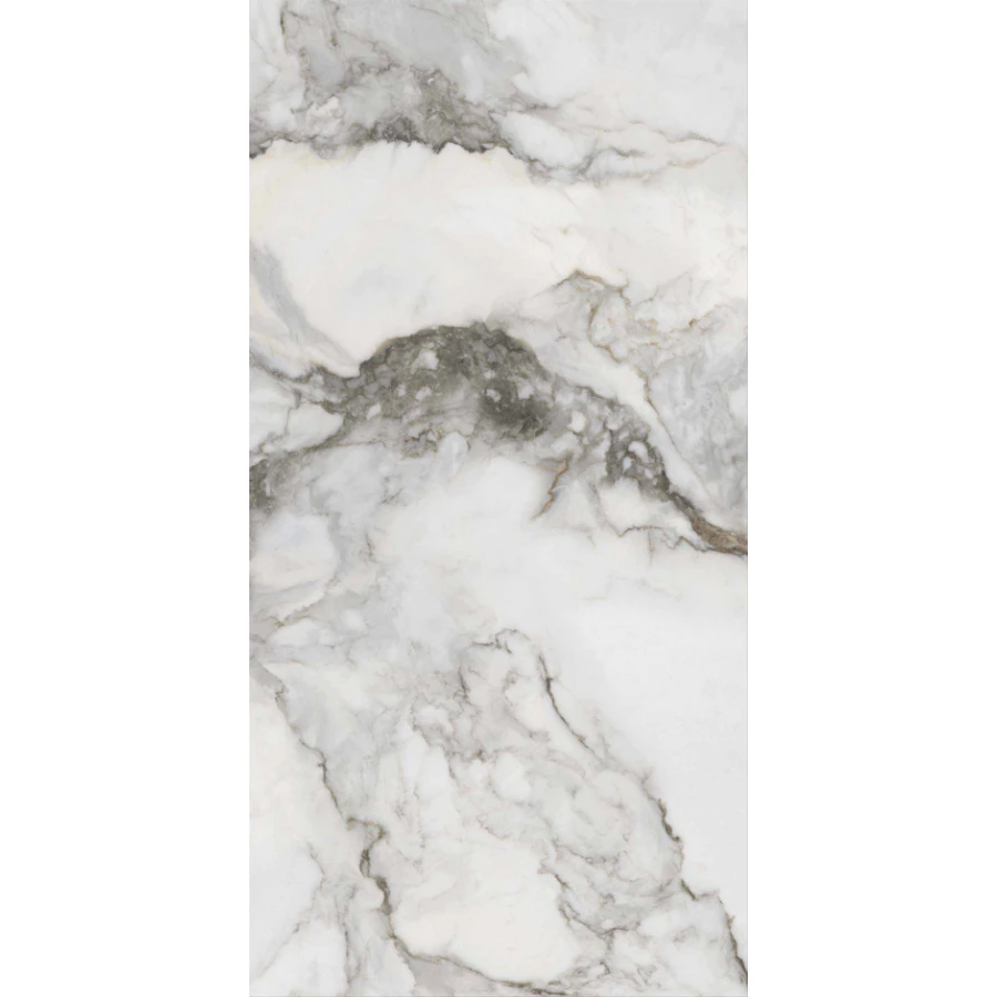 Керамогранит Realistik Prime White Lapato Carving белый 120x60 см