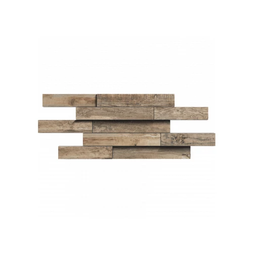 Мозаика Estima Spanish Wood SP04 Muretto 3D неполированная 33503 78,5х28 см