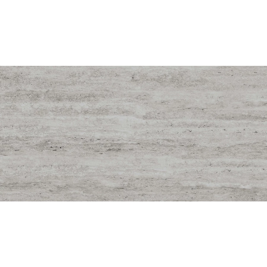 Керамогранит Realistik Sparkle Travertino Carving матовый серый 120x60 см