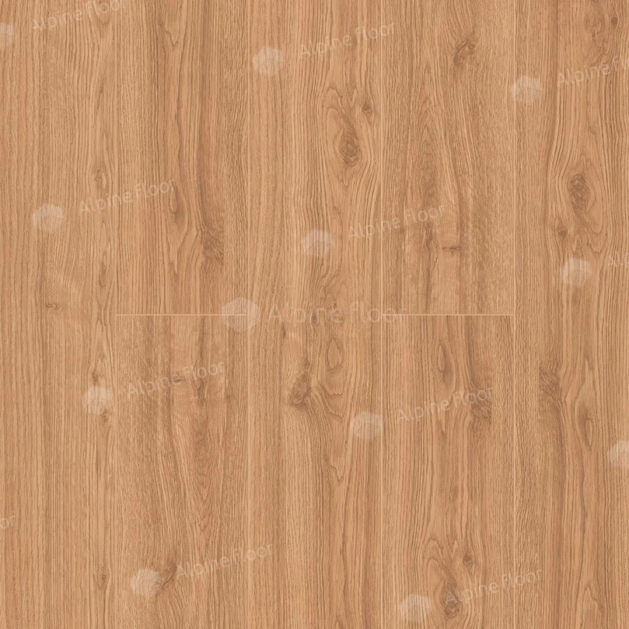 Каменный SPC ламинат Alpine Floor Classic синхронное тиснение Дуб классический ЕСО 162-7 43 класс 4 мм 2.23 кв.м 122х18.3 см