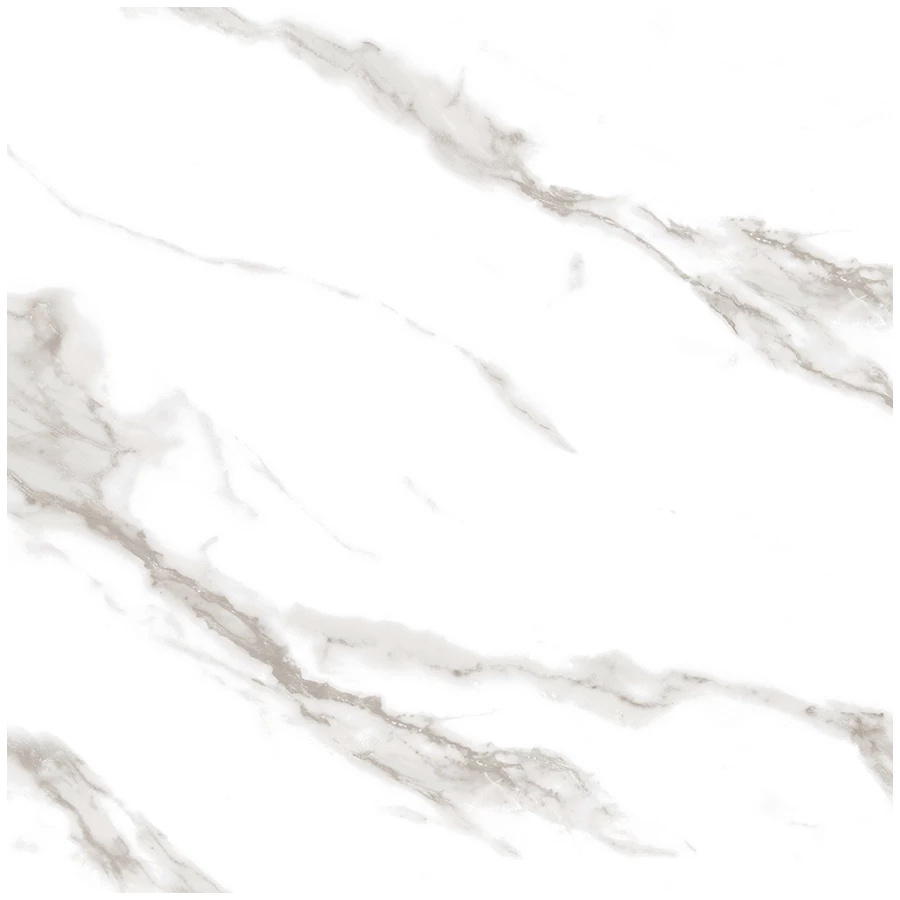 Керамогранит Ceradim Calacatta Sharp Silver белый Полированный 60х60 см