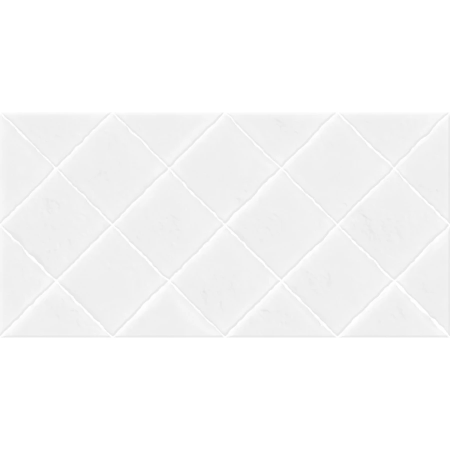 Плитка облицовочная рельефная Alma Ceramica Salvia белый 24,9*50 см