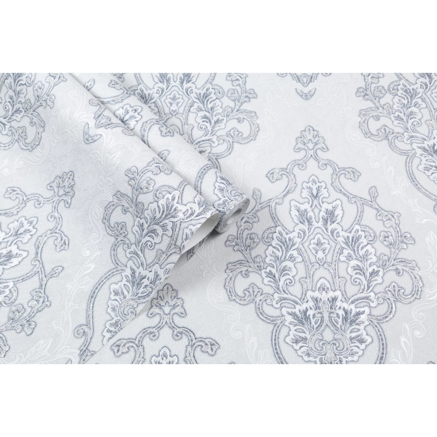 Обои флизелиновые Palitra Home Tudor HomeColor голубые HC31190-16 1,06х10,05 м