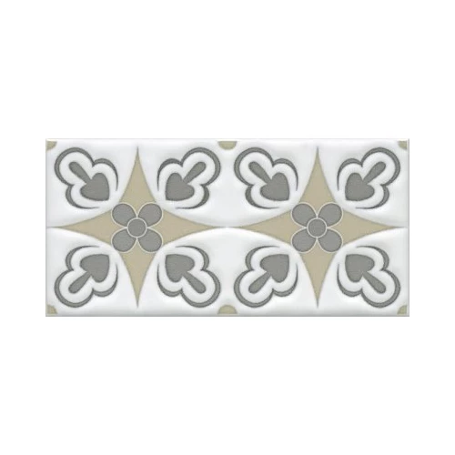 Декор Kerama Marazzi Клемансо орнамент STG\A620\16000 7,4х15 см
