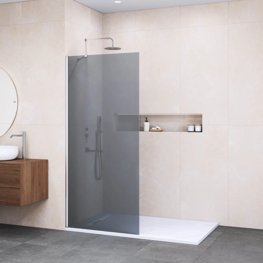 Душевая перегородка RGW WA-110 Тонированное Серое 351011012-31 120 см