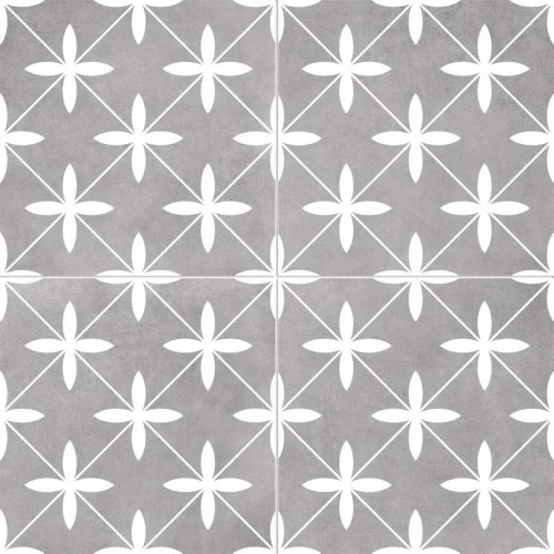 Плитка керамическая Dual Gres Шик Коллекшн Пооле Греы / Chic Collection Poole Grey матовая серая DG_CH_P_GR_N_U 45х45 см