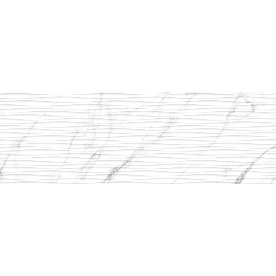 Плитка настенная Primavera Omnia White Decor 03 glossy DG03-03 90х30 см