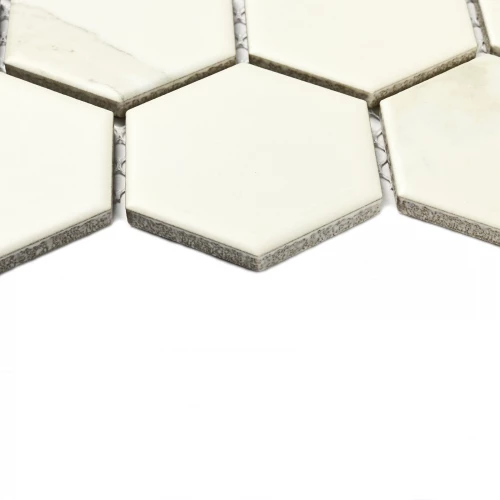 Мозаика Bonaparte Керамическая мозаика Carrara comb 59х51 матовая бело-серая 27,9х26,8 см