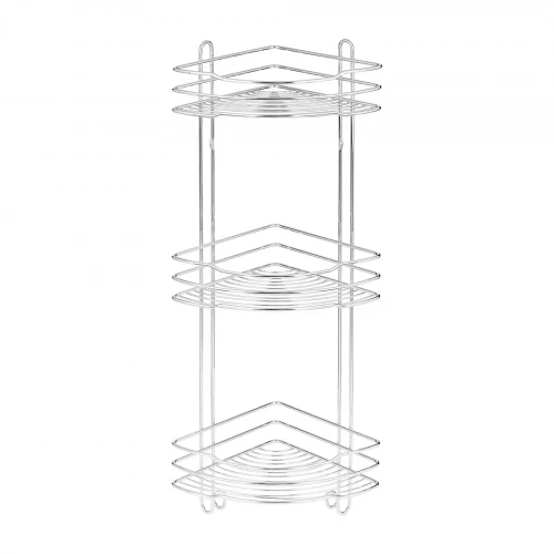 Полка угловая ЧМЗ Стамбул 501-006-01 хром 22,2х22,2х72 см