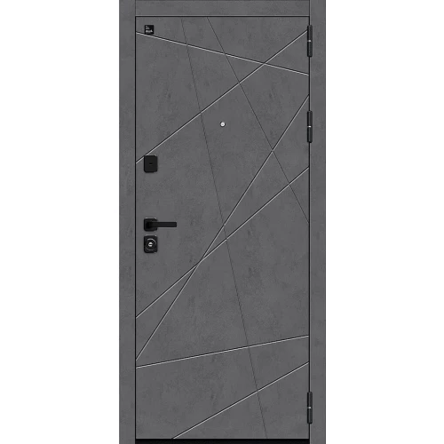 Входная дверь Bravo Граффити-5/SBlack 205x86 Slate Art/Look Art правое открывание
