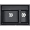 Кухонная мойка Granula Kitchen Space 7302, ШВАРЦ 73х51 см