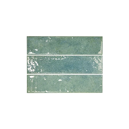 Керамогранит DNA Mediterraneo Isla глянцевый бирюзовый 28х7 см