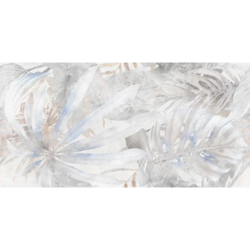 Керамогранит Delacora Bahamas Floristry Light матовый граниль светло-серый D120241G 120х60 см