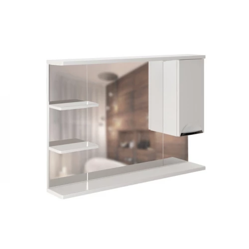 Шкаф навесной ЭТЬЕН-100 Mixline правый с подсветкой ПВХ