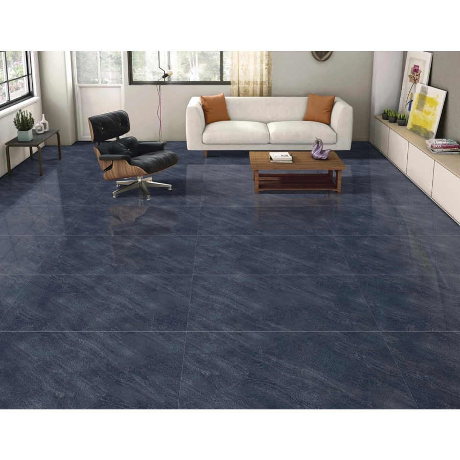 Керамогранит Realistik Brazil Black Sugar черный 120х60 см