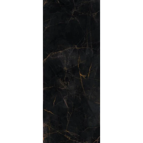 Керамогранит Meili Ceramic Maxim Gold Polished глянцевый черный FS6110P 300х120 см