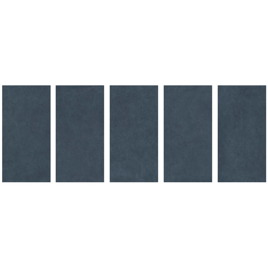 Керамогранит Staro Concreto Urban Concrete Cobalt Relief Matt матовый синий 95594467 120x60 см