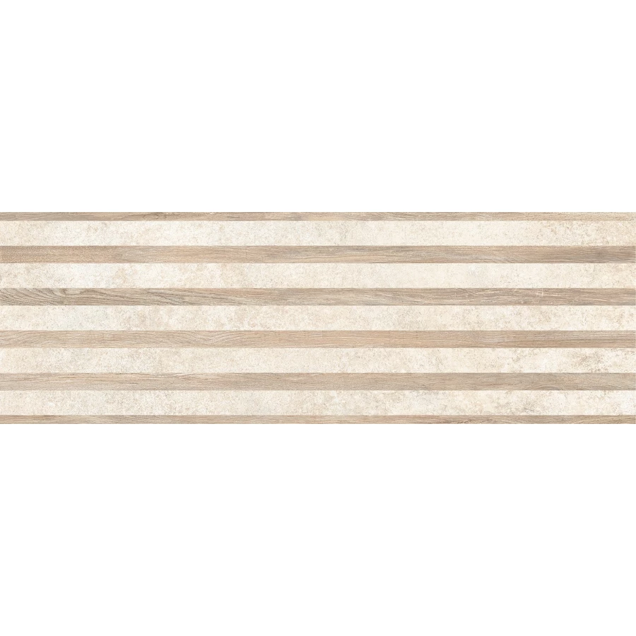 Плитка настенная Керамин Намиб 3Д бежевый 90х30 см