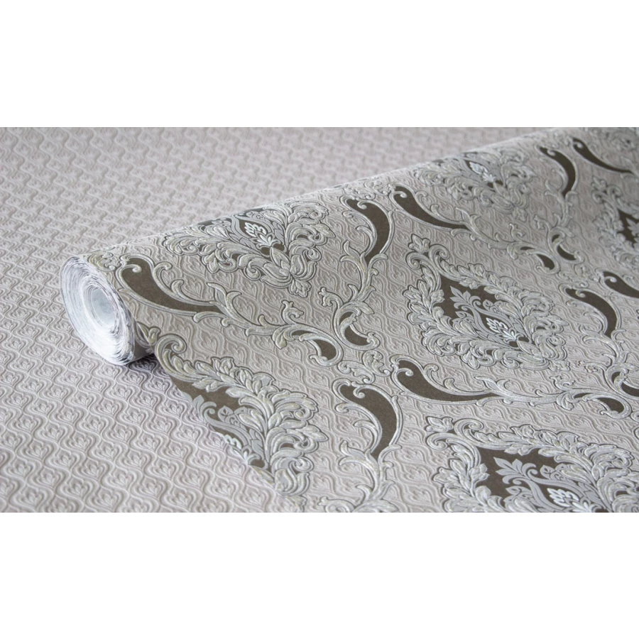 Обои флизелиновые Аспект Олимпия коричневые 30246-88 1,06х10,05 м