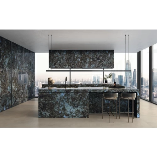 Керамогранит Atlas Concorde Marvel Diva Baobab лаппатированный глянцевый синий ARR3 278x120 см