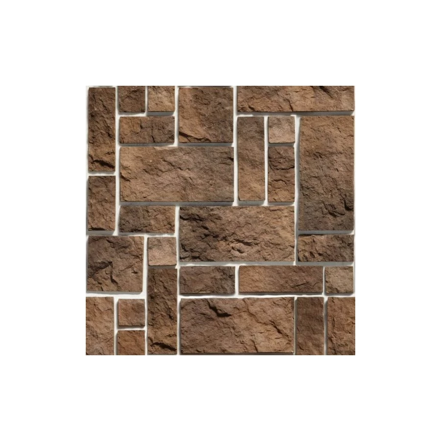 Декоративный камень углы Камелот Нарва коричневый 247