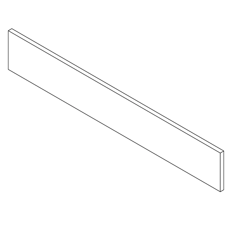 Плинтус Gresse Madain цемент молочный GRS07-17 120х9,5 см