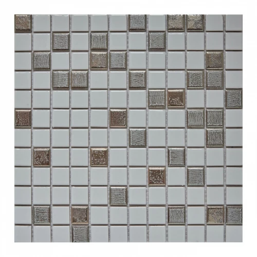 Мозаика из керамогранита Pixel mosaic Керамическая мозаика чип 25х25 мм сетка Pix 647 31,5х31,5 см