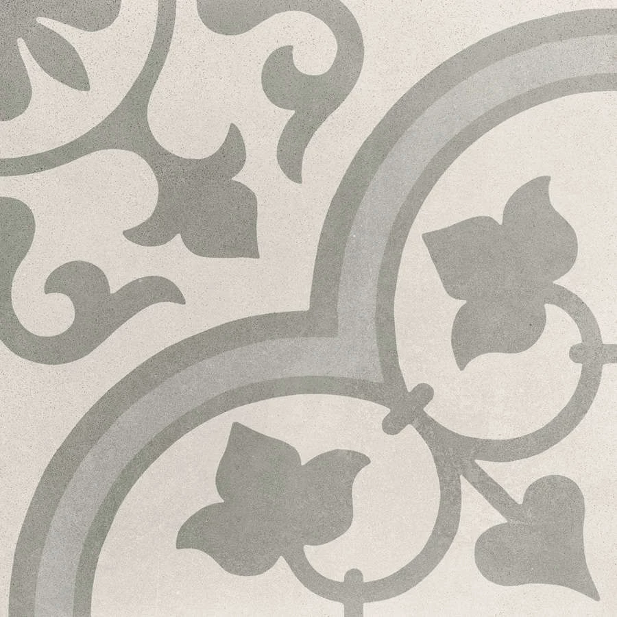 Керамогранит Harmony Peronda Cuban Silver Ornate R10 серый 3386037239 22,3x22,3 см