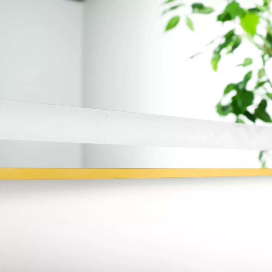 Зеркало Fixsen led с подсветкой прямоугольное золото сатин FX-2120G 120х80 см