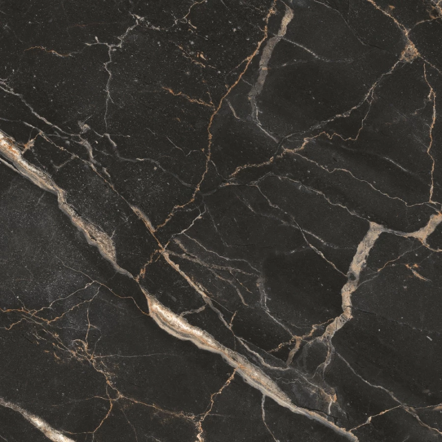 Керамогранит Eurotile Ceramica Mirra Black Pol черно-серый 7930138705320 60x60 см