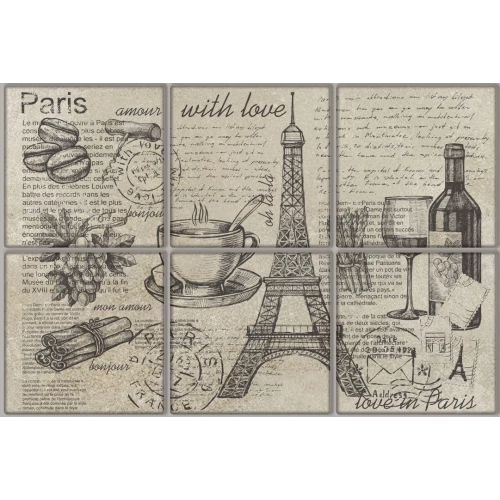 Плитка Vintage voyage paris бежевый TD-VV-D-PAR 20х30
