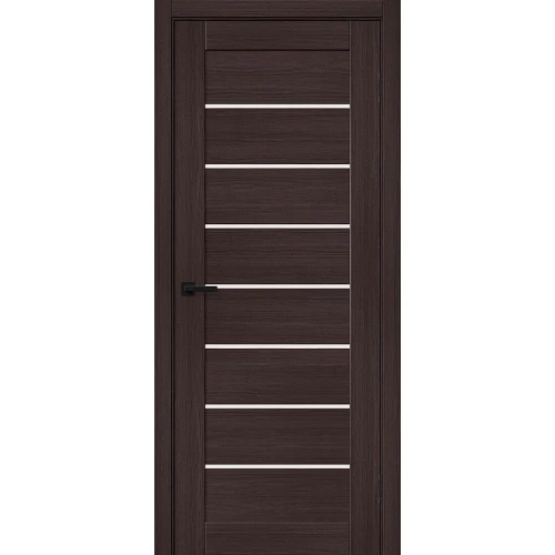 Межкомнатная дверь Bravo Браво-22 190x60 экошпон Bravo X полотно Magic Fog цвет Wenge Melinga