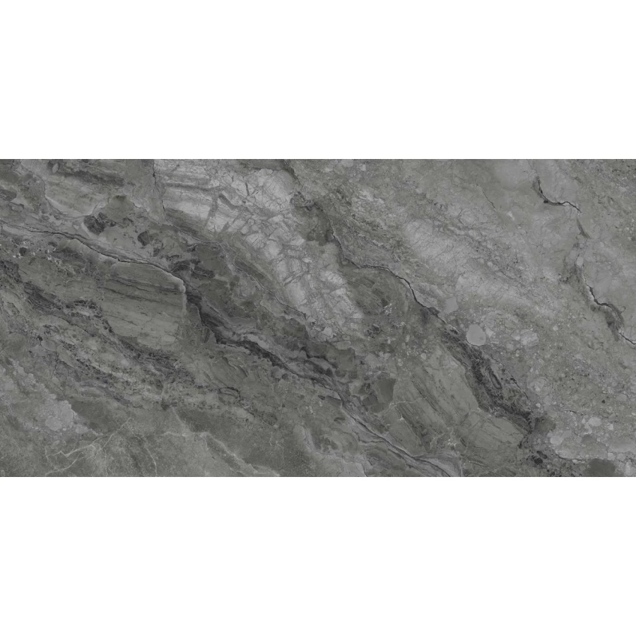 Керамогранит Planet Ceramics UKSL 2427 глянцевый серый 120х60 см