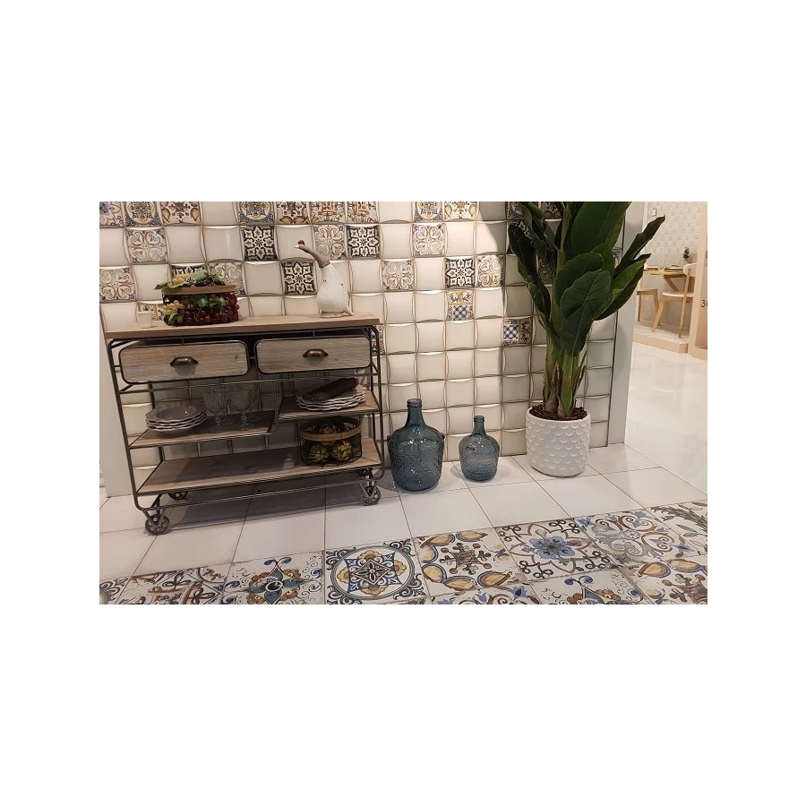 Керамогранит Goetan Ceramica Colonial Decor матовая многоцветная 33,3x33,3 см