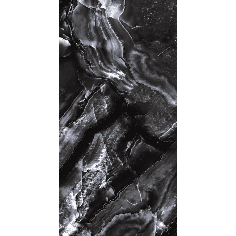 Керамогранит Primavera Black Modulo high glossy GR210 120х60 см