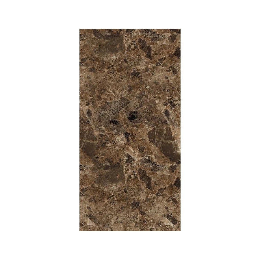 Керамогранит Italica Tiles Imperial Brown Glamour глянцевый коричневый ITL70747 120х60 см