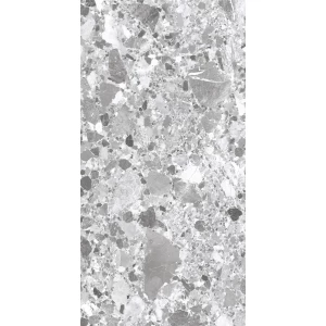 Керамогранит Creanza Terragona Silver Solido матовый с микрогранулами серый SL1004-A 120х60 см
