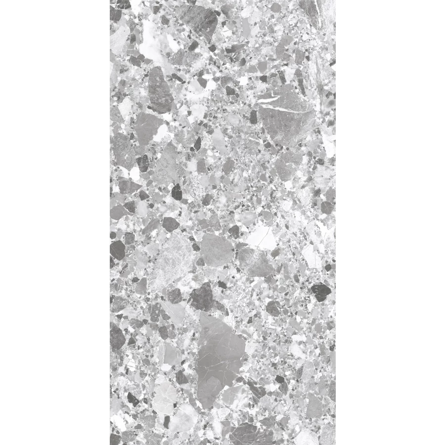 Керамогранит Creanza Terragona Silver Solido матовый с микрогранулами серый SL1004-A 120х60 см