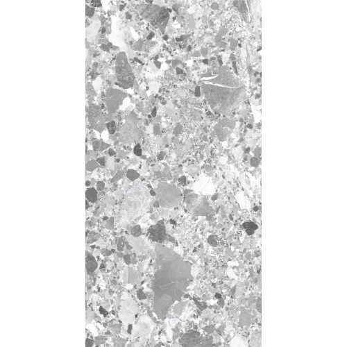 Керамогранит Creanza Terragona Silver Solido матовый с микрогранулами серый SL1004-A 120х60 см