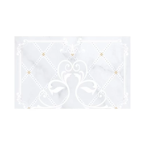 Декор Шахтинская плитка Милана светло-серый 01 010300000190 25х40 