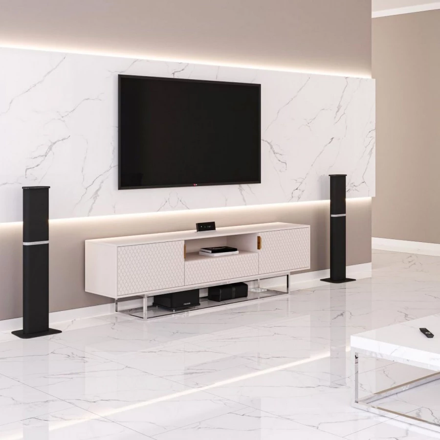 Керамогранит Neodom Sale Mckinley Polished глянцевый белый N20420 160x80 см