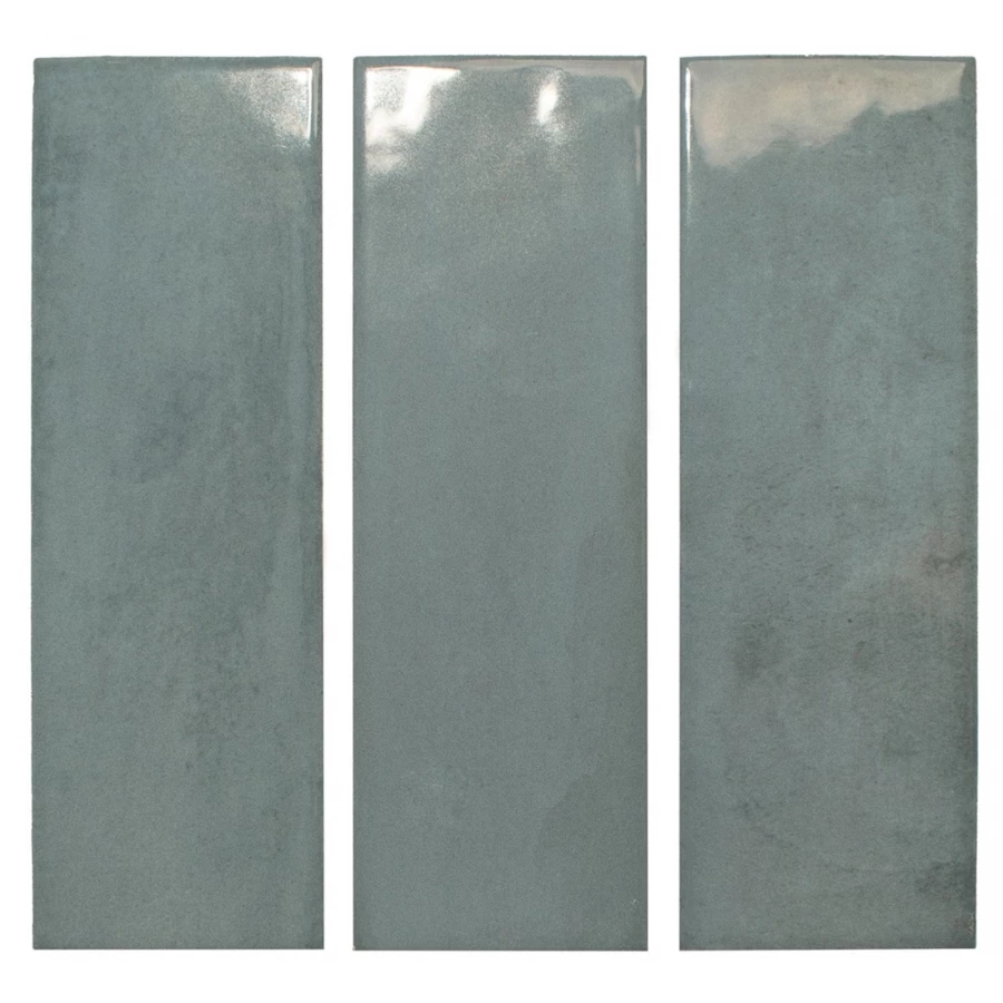 Плитка настенная DNA Calema Ocean Gloss глянцевая синяя 16х5,2 см