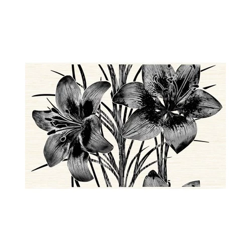 Декор Нефрит-Керамика Piano черный 04-01-1-09-03-04-081-2 25х40