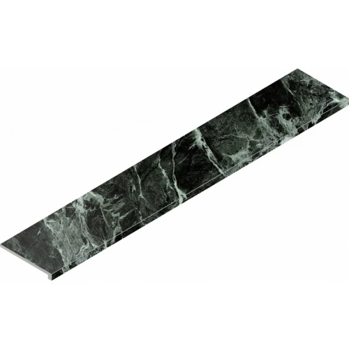 Ступень фронтальная из керамогранита Italon Магма Альпи Грин Пат зеленая 620070002991 160х33 см