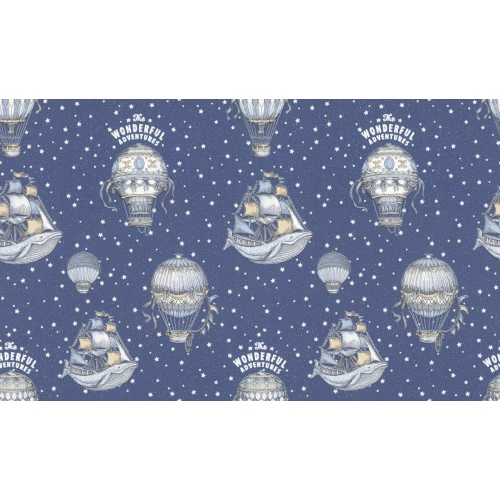 Обои флизелиновые Palitra Home Wonderful синие HC71535-56 1,06х10,05 м